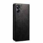 For Realme 10 Pro+ Oil Wax Crazy Horse Texture Leather Phone Case(Black) - 3