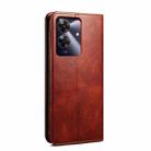 For Realme Note 60 4G / C61 4G Oil Wax Crazy Horse Texture Leather Phone Case(Brown) - 3