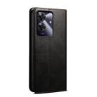 For Realme Note 60 4G / C61 4G Oil Wax Crazy Horse Texture Leather Phone Case(Black) - 3