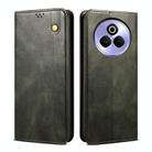 For Realme P3 Pro Oil Wax Crazy Horse Texture Leather Phone Case(Green) - 1