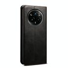 For Realme 14 Pro Global Oil Wax Crazy Horse Texture Leather Phone Case(Black) - 3