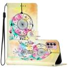 For Motorola Moto G20 Colored Drawing Leather Phone Case(Dream Catcher) - 1