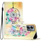 For Motorola Moto G14 Colored Drawing Leather Phone Case(Dream Catcher) - 1