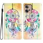 For Motorola Moto G32 Colored Drawing Leather Phone Case(Dream Catcher) - 1