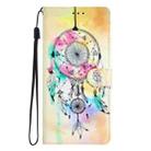 For Motorola Moto G35 Colored Drawing Leather Phone Case(Dream Catcher) - 3