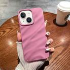 For iPhone 14 Plus Solid Color Wave Texture TPU Phone Case(Taro Purple) - 1