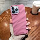 For iPhone 13 Pro Max Solid Color Wave Texture TPU Phone Case(Taro Purple) - 1