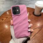 For iPhone 12 / 12 Pro Solid Color Wave Texture TPU Phone Case(Taro Purple) - 1