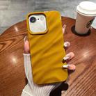For iPhone SE 2022&2020/8/7/6 Solid Color Wave Texture TPU Phone Case(Ginger) - 1
