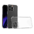 For iPhone 15 Pro Four-Corner Shockproof Clear TPU Phone Case(Transparent) - 1