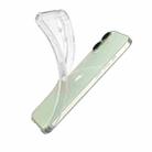 For iPhone 16 Four-Corner Shockproof Clear TPU Phone Case(Transparent) - 3