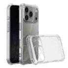 For iPhone 17 Pro Four-Corner Shockproof Clear TPU Phone Case(Transparent) - 1
