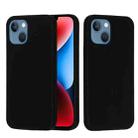 For iPhone 15 Solid Color Silicone Phone Case(Black) - 1