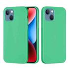 For iPhone 15 Solid Color Silicone Phone Case(Green) - 1