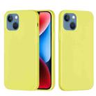 For iPhone 15 Solid Color Silicone Phone Case(Lemon Yellow) - 1