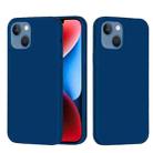 For iPhone 15 Plus Solid Color Silicone Phone Case(Cobalt Blue) - 1