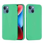For iPhone 15 Plus Solid Color Silicone Phone Case(Green) - 1