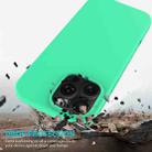 For iPhone 16 Pro Max Solid Color Silicone Phone Case(Green) - 3