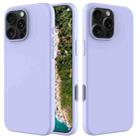 For iPhone 16 Pro Solid Color Silicone Phone Case(Purple) - 1