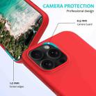 For iPhone 16 Pro Solid Color Silicone Phone Case(Red) - 2