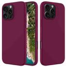 For iPhone 16 Pro Solid Color Silicone Phone Case(Violet) - 1