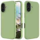 For iPhone 16 Plus Solid Color Silicone Phone Case(Mint Green) - 1