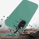 For iPhone 16 Plus Solid Color Silicone Phone Case(Pine Needle Green) - 3