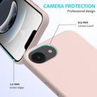 For iPhone 16e Solid Color Silicone Phone Case(Sand Pink) - 2