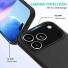 For iPhone 17 Pro Solid Color Silicone Phone Case(Black) - 2