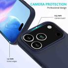 For iPhone 17 Pro Solid Color Silicone Phone Case(Midnight Blue) - 2