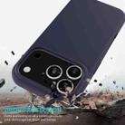 For iPhone 17 Pro Solid Color Silicone Phone Case(Midnight Blue) - 3