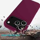 For iPhone 17 Pro Solid Color Silicone Phone Case(Violet) - 3