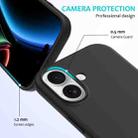 For iPhone 17 Solid Color Silicone Phone Case(Black) - 2
