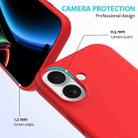 For iPhone 17 Solid Color Silicone Phone Case(Red) - 2