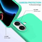 For iPhone 17 Solid Color Silicone Phone Case(Green) - 2