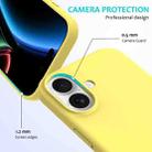 For iPhone 17 Solid Color Silicone Phone Case(Lemon Yellow) - 2