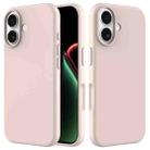 For iPhone 17 Solid Color Silicone Phone Case(Sand Pink) - 1