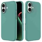 For iPhone 17 Solid Color Silicone Phone Case(Pine Needle Green) - 1