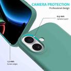 For iPhone 17 Solid Color Silicone Phone Case(Pine Needle Green) - 2