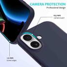 For iPhone 17 Solid Color Silicone Phone Case(Midnight Blue) - 2