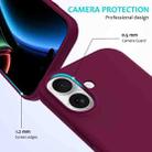 For iPhone 17 Solid Color Silicone Phone Case(Violet) - 2