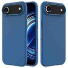 For iPhone 17 Air Solid Color Silicone Phone Case(Cobalt Blue) - 1