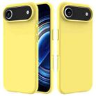 For iPhone 17 Air Solid Color Silicone Phone Case(Lemon Yellow) - 1