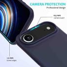 For iPhone 17 Air Solid Color Silicone Phone Case(Midnight Blue) - 2