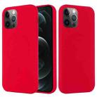 For iPhone 15 Pro Max Shockproof Silicone Magsafe Phone Case(Red) - 1