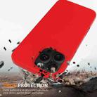 For iPhone 16 Pro Max Shockproof Silicone Magsafe Phone Case(Red) - 2