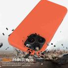 For iPhone 16 Pro Max Shockproof Silicone Magsafe Phone Case(Gold Orange) - 2