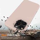 For iPhone 16 Pro Max Shockproof Silicone Magsafe Phone Case(Sand Pink) - 2