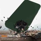 For iPhone 16 Pro Max Shockproof Silicone Magsafe Phone Case(Dark Green) - 2