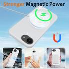 For iPhone 16e Shockproof Silicone Magsafe Phone Case(White) - 3